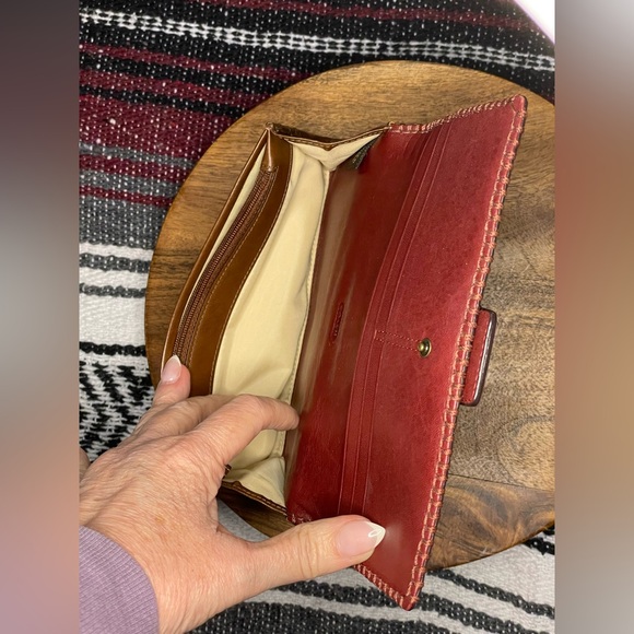 COACH Mia Punch Pink SOHO Suede & Leather Studded and Whipstitched Wallet - Picture 7 of 16